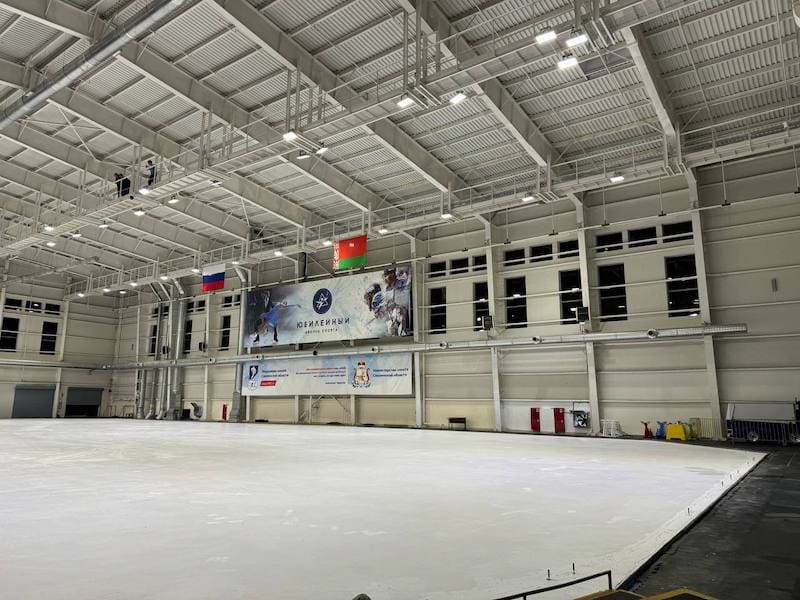 Как продвигается ремонт ледовой арены во дворце спорта «Юбилейный» в Смоленске