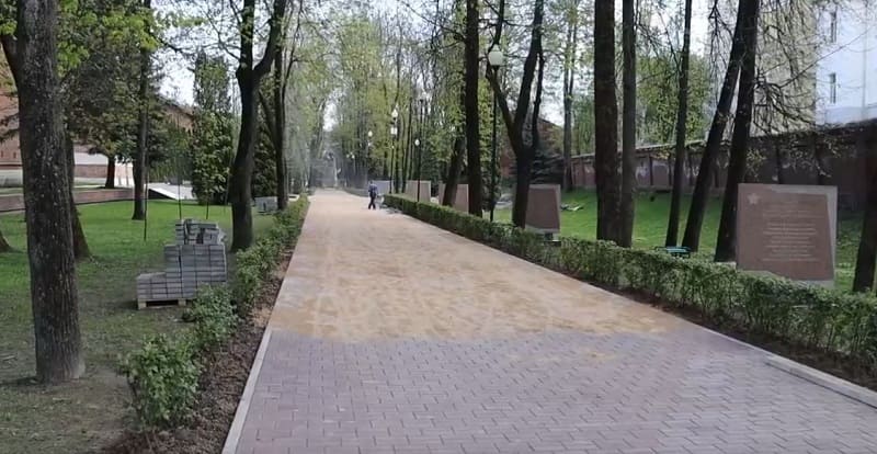 Сквер Памяти Героев в Смоленске откроется в ближайшие дни