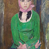 Моисей Хазанов. «Девушка в зеленой кофте». 1960 - 1970-е гг.