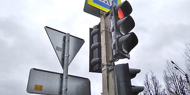 В Смоленске отключили светофоры на пересечении двух улиц